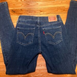 Levi's Blue Straight Leg Jeans Classic Style